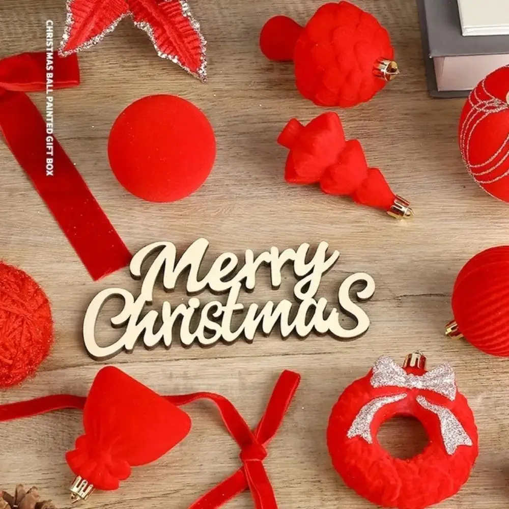 الأزهار كرات عيد الميلاد قلادة البلاستيك جوفاء شجرة عيد الميلاد زخرفة DIY الحرف متعدد الألوان شجرة عيد الميلاد معلقة