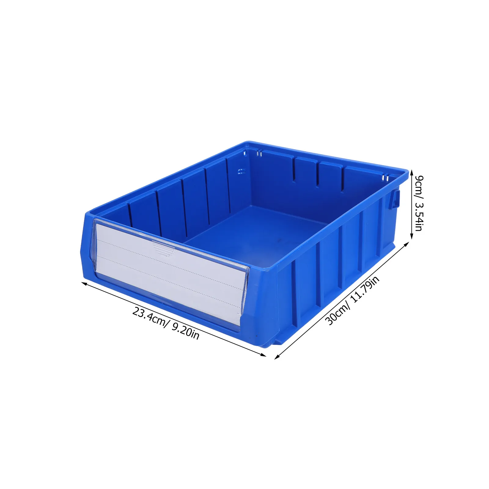 Plastic Compartment Storage Box Divided Small Parts Organizer Clear Open Design Portable Tool Case for Screws Hardware Crafts