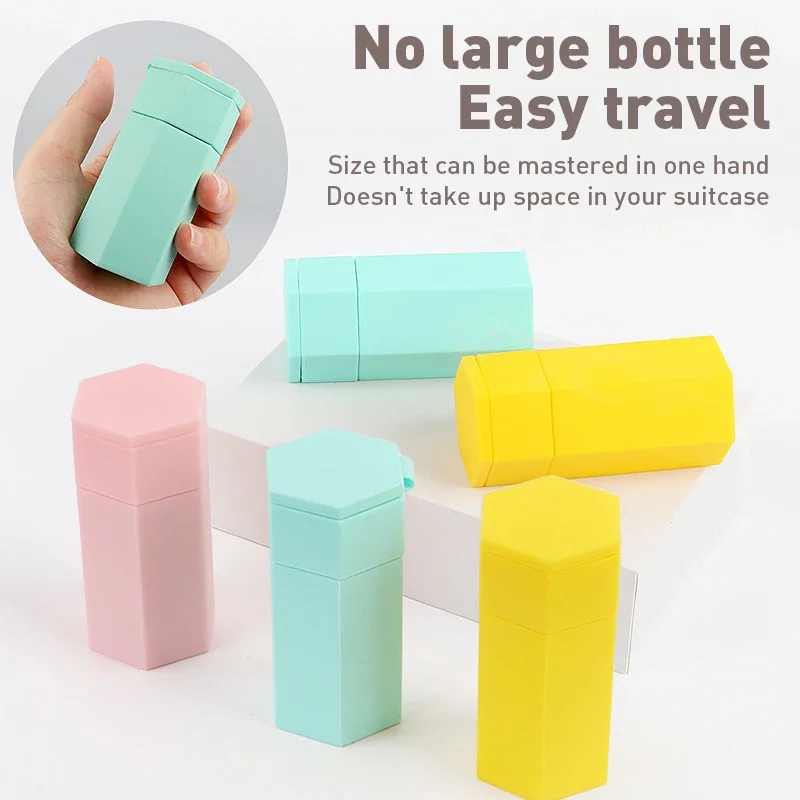 1/3Pcs 50ML Silicone Travel Dispenser Bottle Dopamine Wind Wide Mouth Squeeze Foundation Shampoo Shower Gel Milk Macaroons Tool