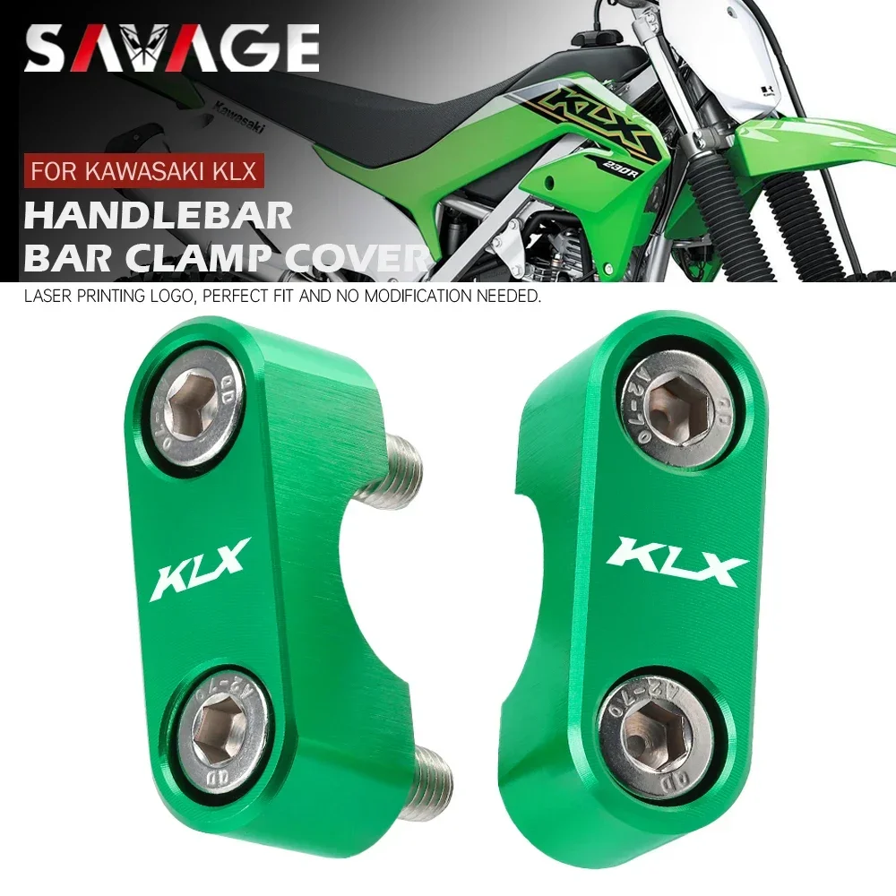 Зажимная крышка на руль для KAWASAKI KLX 140/L/G KLX150L KLX 230/R/S KLX300/SM KLX140L KLX230 Зажимная Крышка для крепления мотоциклетного стержня