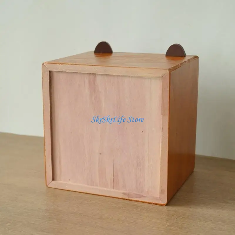 

E65E Cartoon Office Drawer Vintaged Small Items Storage Featuring Lively Cartoon Artwork For Neat Work space