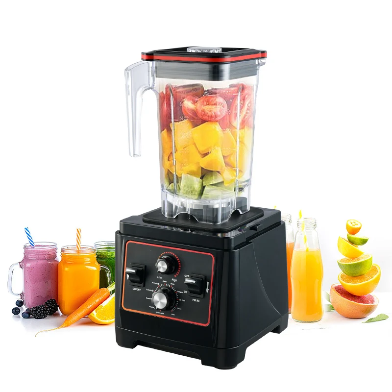 

High Speed Commercial Blender Heavy Duty Industrial 3-in-1 Juicer Milkshake Juice Maker Commercial Grade Machine