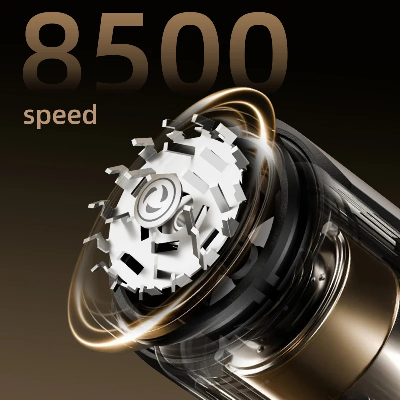 Men's Electric Shaver Is Easy to Disassemble and Clean, with LED Power Display for Easy Carrying image 4