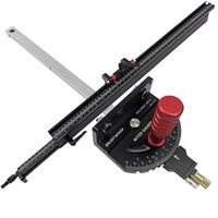 Woodworking 600-1200mm Extended Fence 0-60 Degree Angle Miter Gauge for Table Saw Router Table Precision Angle Setting Gauge