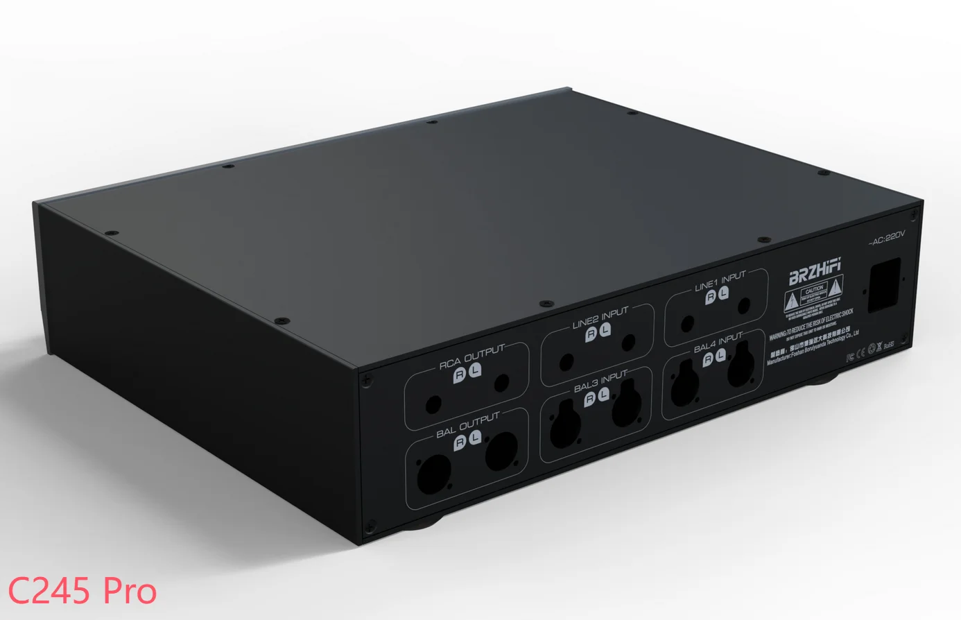 C245/C245PRO alumínio completo HIFI DIY pré-amplificador chassi Accuphase caixa de circuito