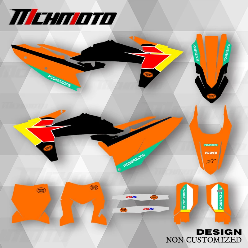 

MCHMFG For KTM EXC 2024-2026 SXF 2023-2025 New Style Graphics Decals Stickers Kits