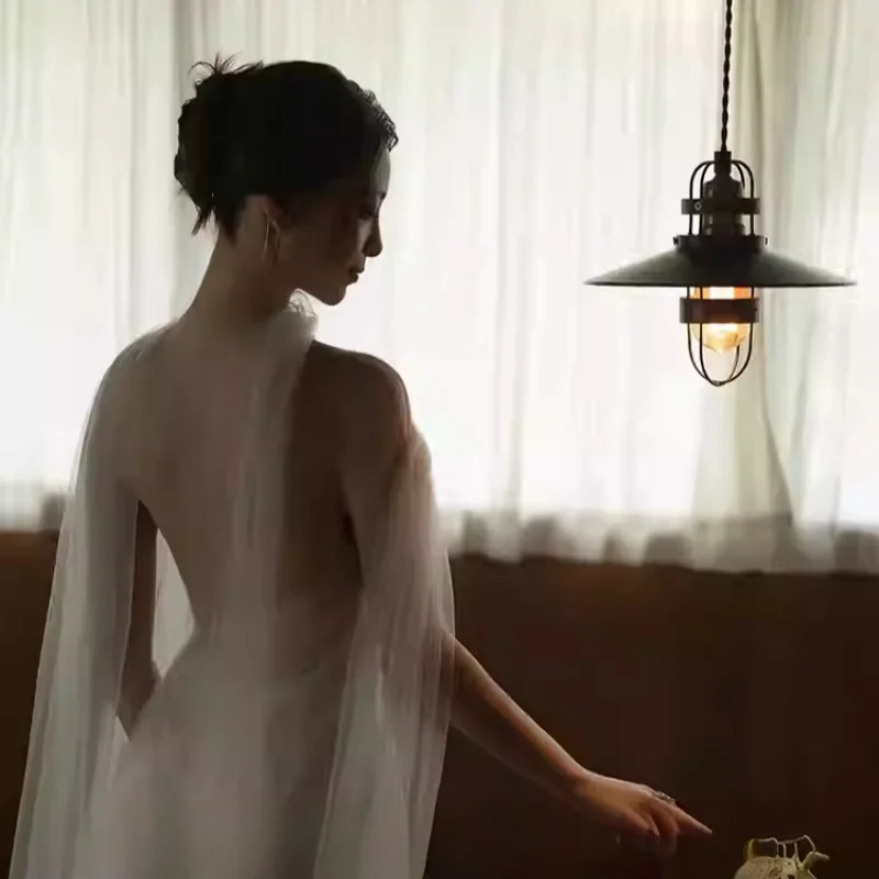 Lámpara de restaurante Retro Edison, lámpara de Bar clásica americana, cafetería, Bar, estilo Industrial, foco japonés