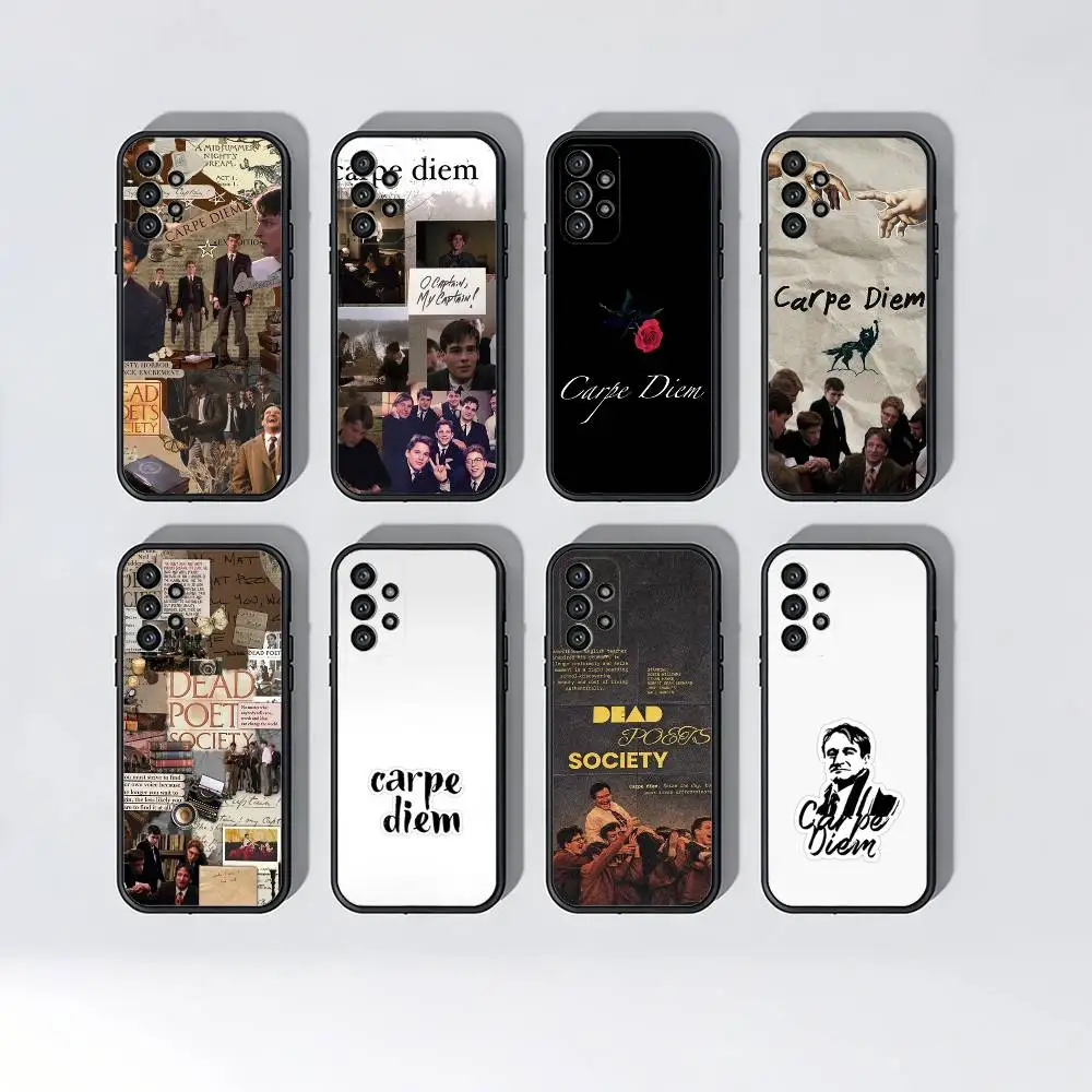 Carpe Diem Dead  Phone Case For Samsung Galaxy A13,21s,22,31,32,52,53,71,80,A91 Soft Black Shell