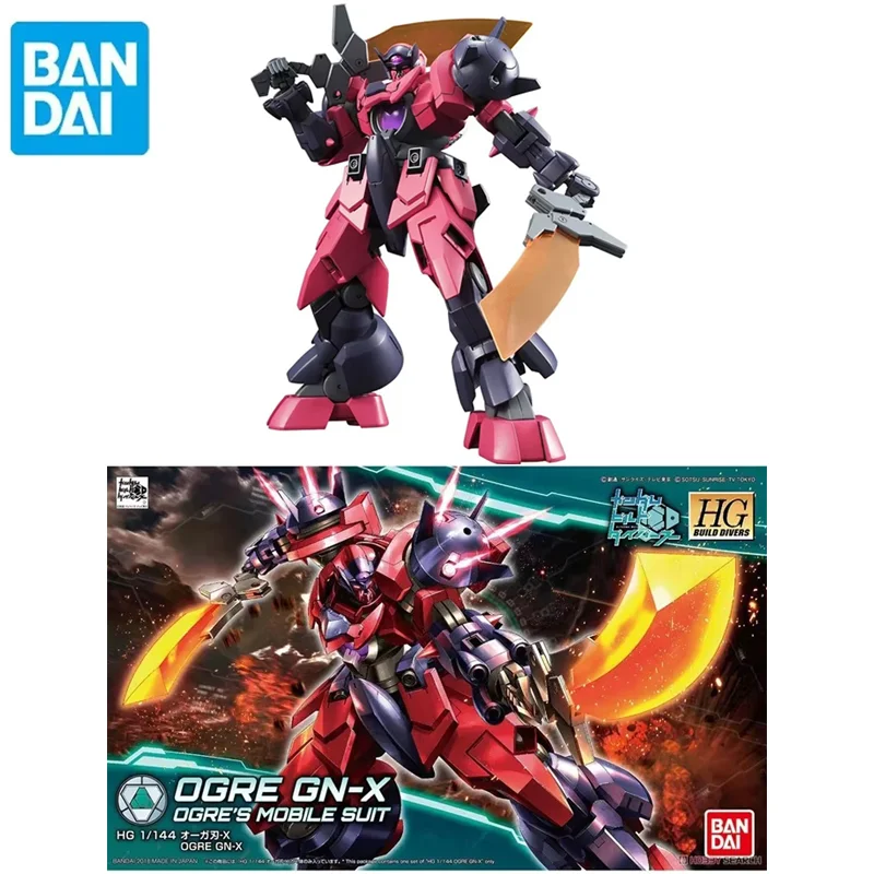 

Bandai Original Anime Figure Gundam HGBD 005 1/144 Ogre Gn-x Gundam OGRE MOBILE SUIT Assembly Model Ornaments Toys Gifts