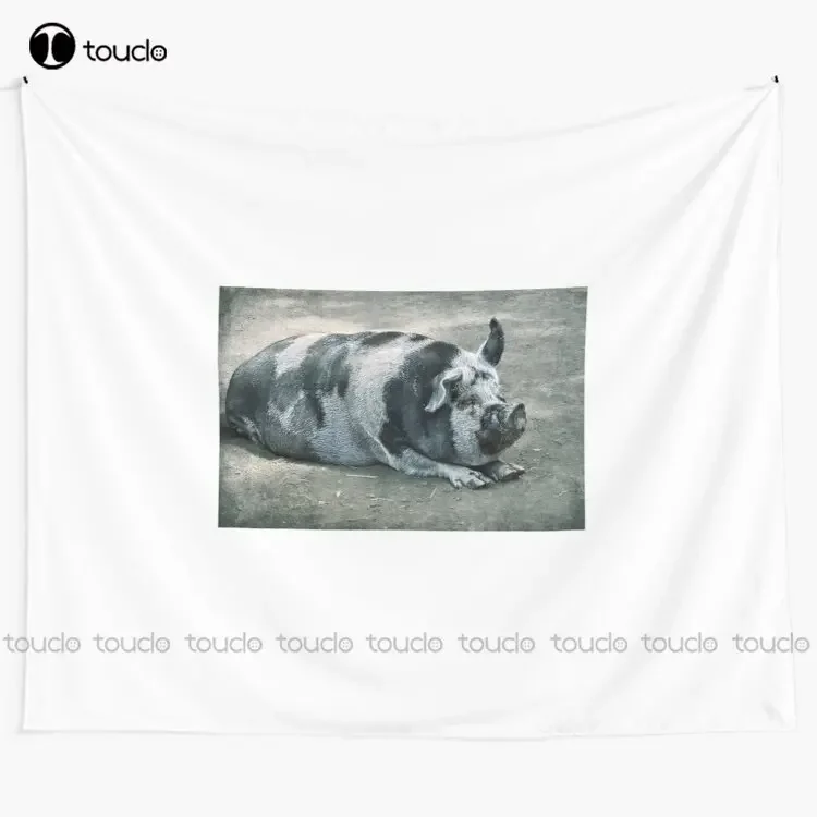 Gloucester-tapiz de cerdo de punto antiguo, tapiz para sitios, tapiz colgante de pared para sala de estar, dormitorio, decoración del hogar, revestimiento de paredes