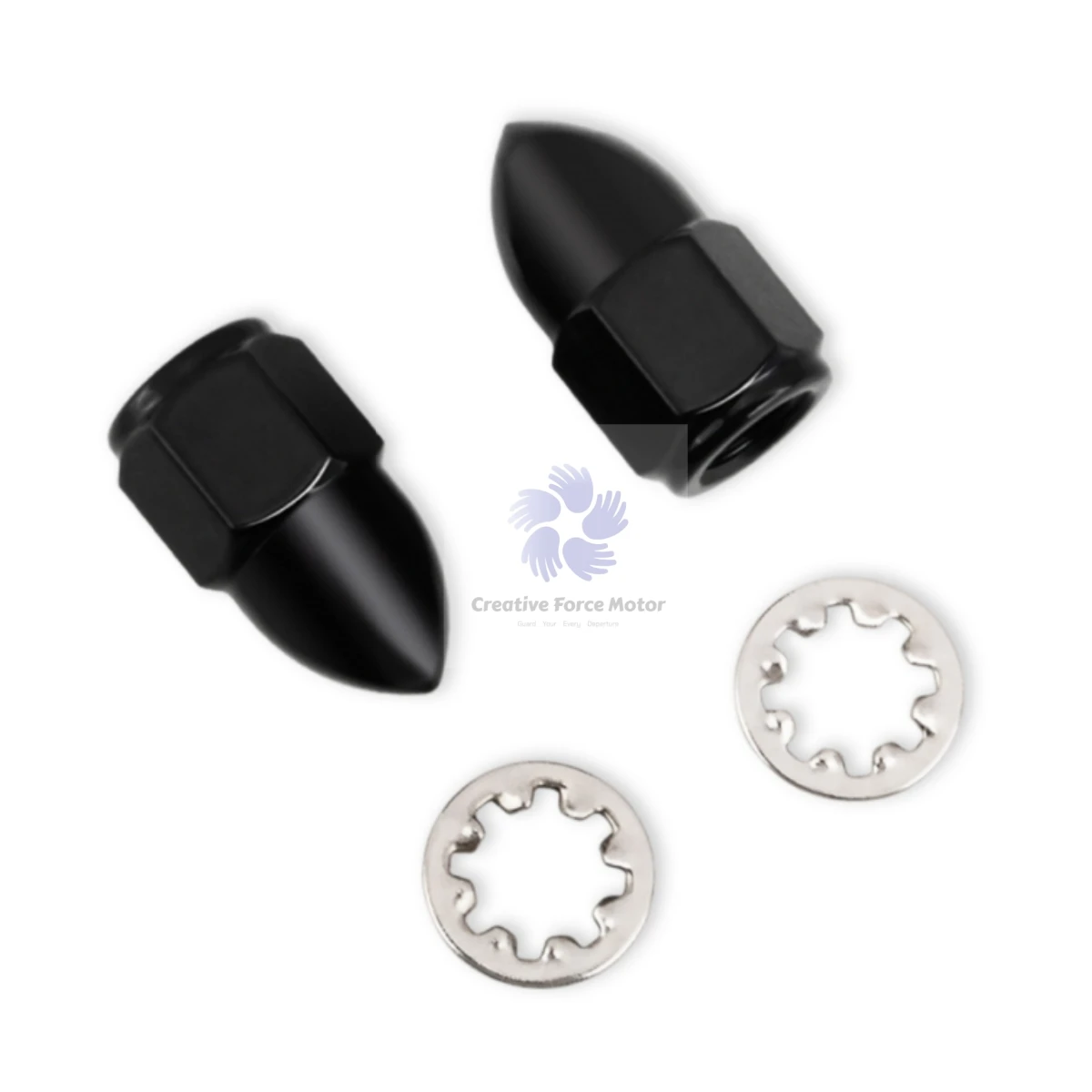 5/16 "-24 후면보기 미러 너트 오토바이 핸들 바 미러 Harley Sportster... - 2