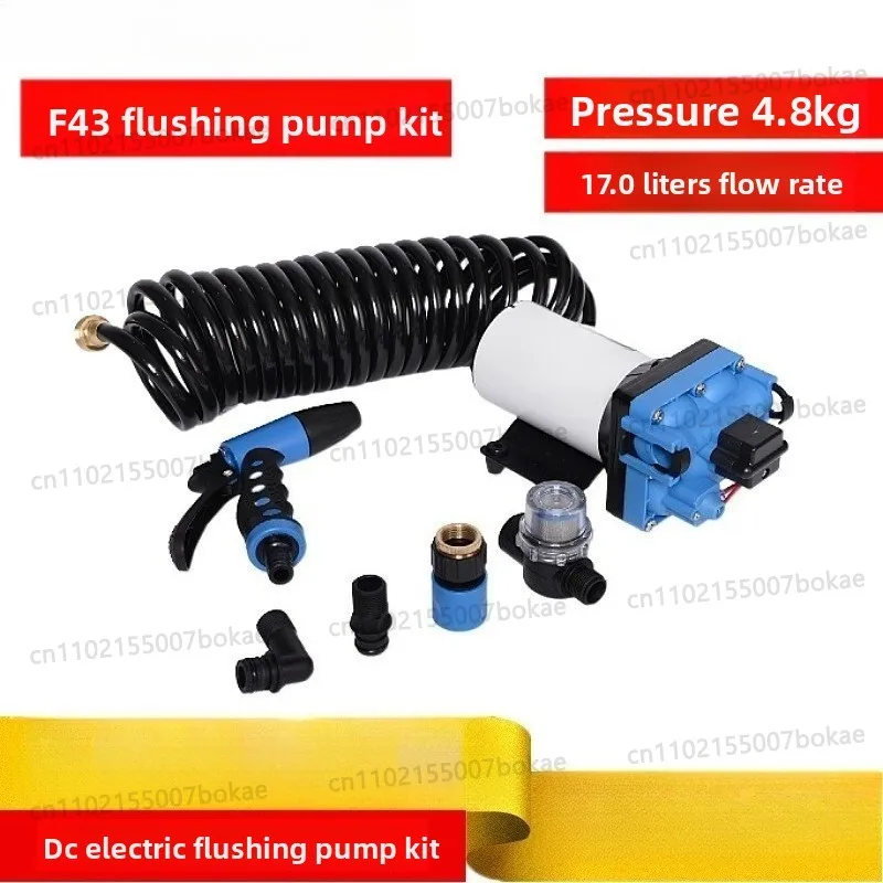 

12V electric diaphragm 17.0-liter car cleaning 24V high-voltage car washing cleaning pump