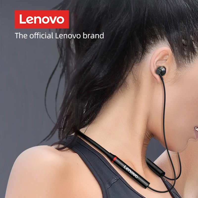 Auricolari Bluetooth Lenovo HE05X auricolari impermeabili tappi per le orecchie suono HIFI cuffie magnetiche con archetto da collo cuffie sportive