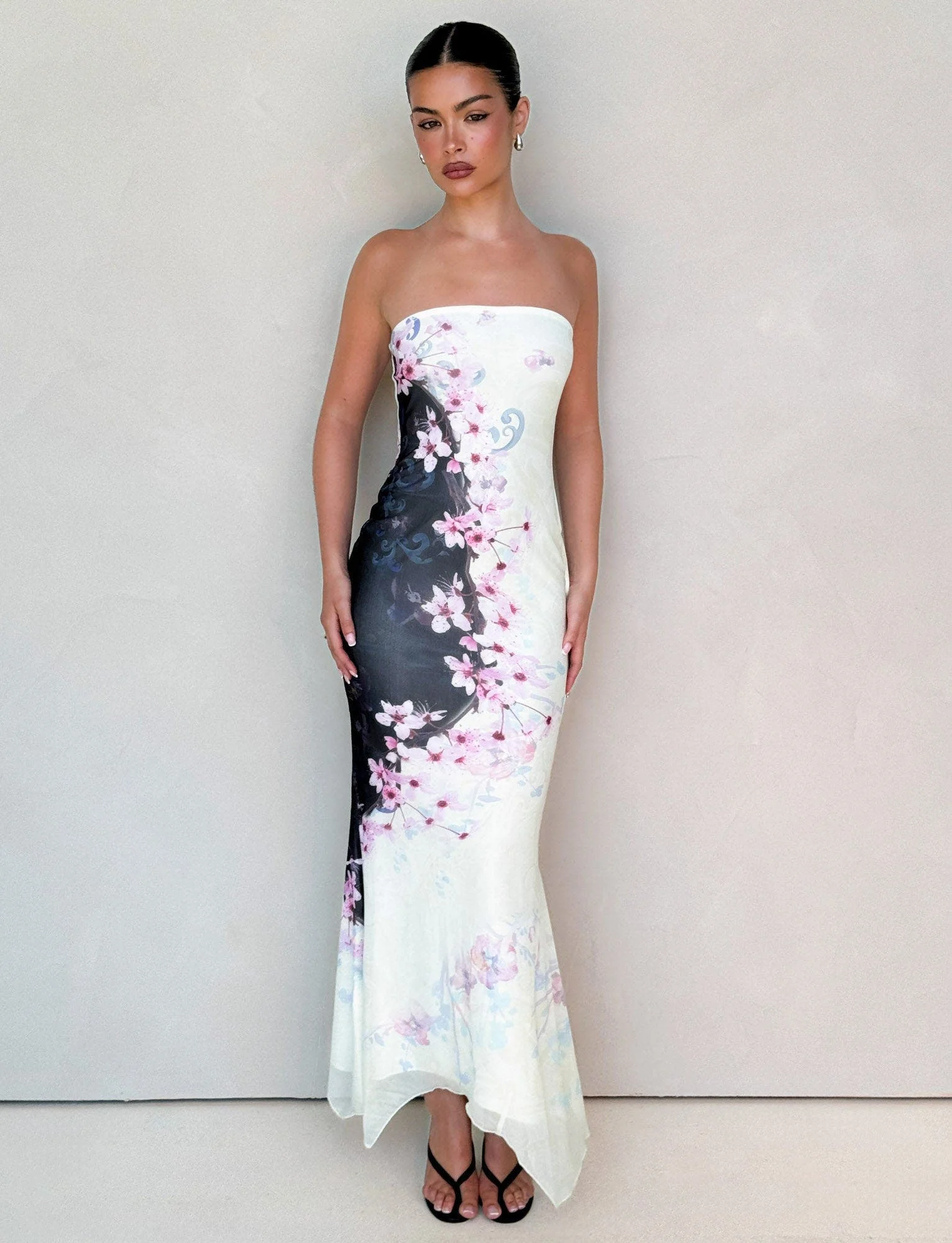 ผู้หญิงดอกไม้ Maxi ชุดเซ็กซี่ Slim จัดเลี้ยงยาวชุดราตรีฤดูร้อน Elegant Chic Vestidos Skinny Robe