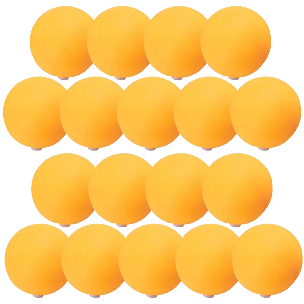 

60 Pcs Table Tennis Trainer Practice Machine Balls Pingpong Leisure Competition with Hole