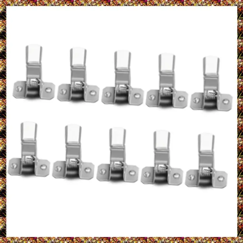 BTCL 10 Uds. Soporte para fregona y escoba con agarre de resorte para pala, rastrillo, escoba, soporte para fregona con tornillos, herramientas para colgar