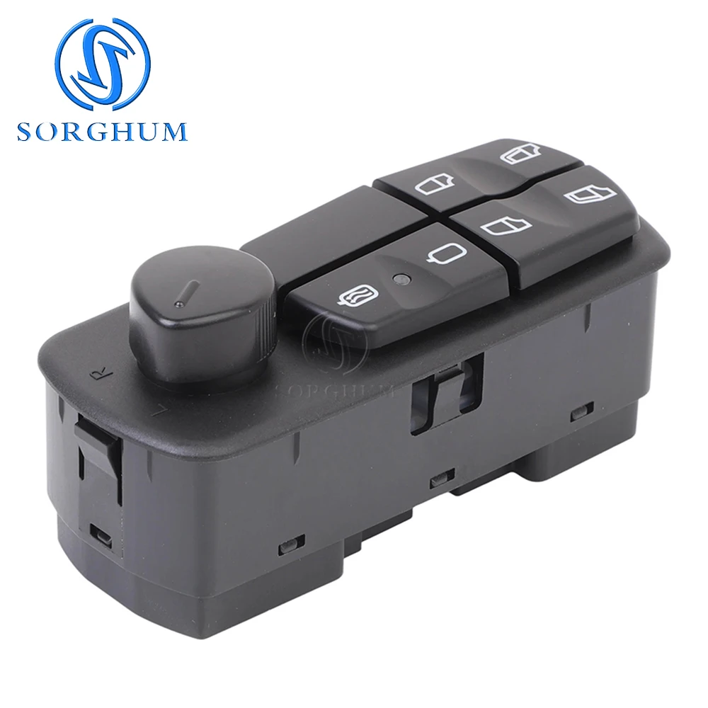 Electric Power Window Switch Button For Mercedes Benz Truck Axor Atego Adigo A0025452013 A0025455113 A0045455913 A0035455113