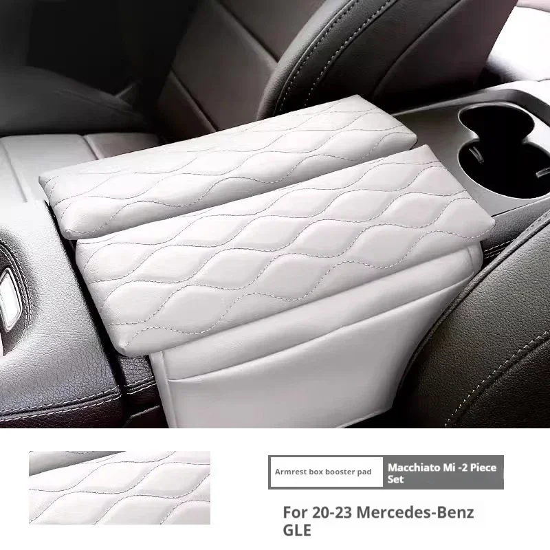 

For Mercedes-benz GLE Center Console Armrest Booster Pad Interior Modified Storage Armrest Box Cushion Heightener Central Box