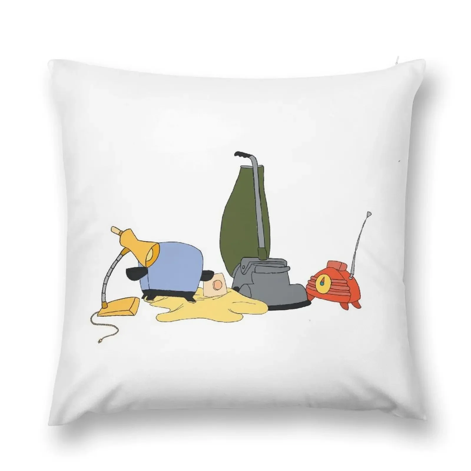 Brave Little Toaster - Transparent Background Throw Pillow New year pillow pillowcase Sofa Cushions pillow