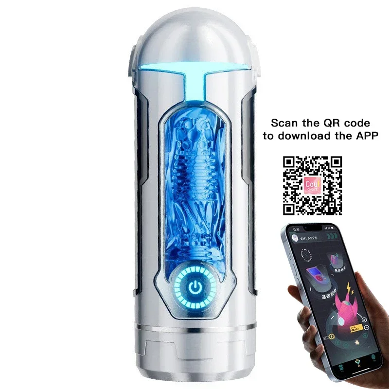 SUNFOO الموقع الرسمي ذكر الاستمناء التلقائي منخفضة الضوضاء المهبل اللسان الاهتزاز جيب كس APP التحكم الرجال الجنس لعب #6