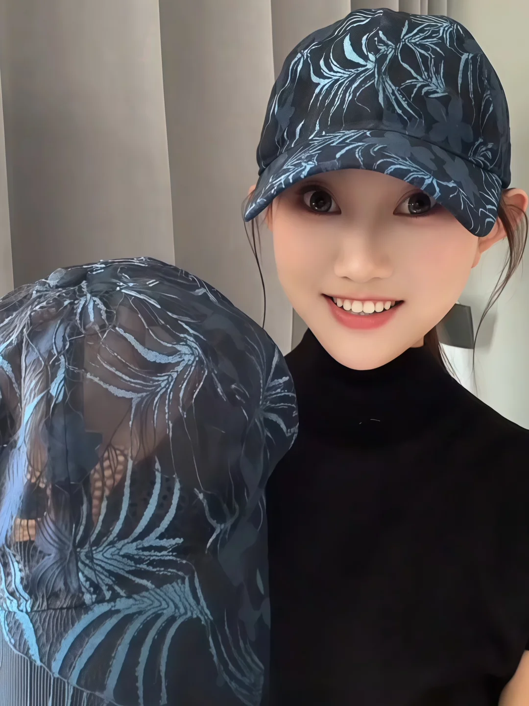 lightweight-breathable-lace-baseball-cap-adjustable-wide-brim-net-eyelets-quick-dry-sun-protection-summer-hat-for-women