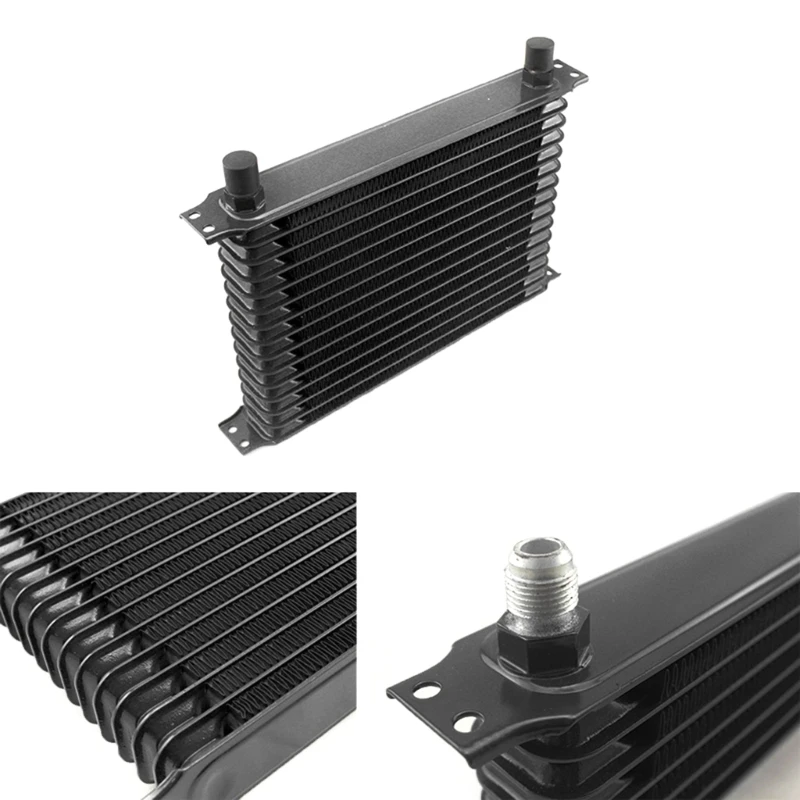 7/10/13/15 Row British Type Car Engine Oil Coolers Cooling Radiator Universals for Most Model AN10 Aluminum Radiator