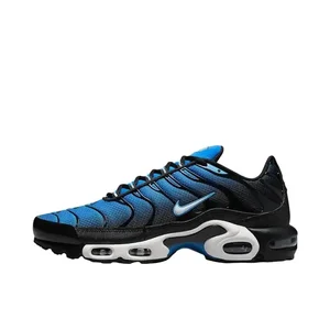 Nike-Air Max Plus TN-Laufschuhe für Männer und Frauen, bequem, atmungsaktiv, nicht rutsch, langlebig, Luftkissen, Blau, Schwarz und Weiß 12 Hauptverkäufe Nike Herrenschuhe - №8