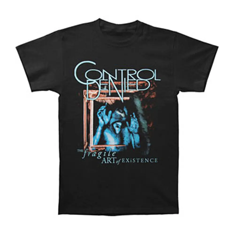 Men'S Control Denied Fragile Art Of Existence T Shirt Xxx Large Black