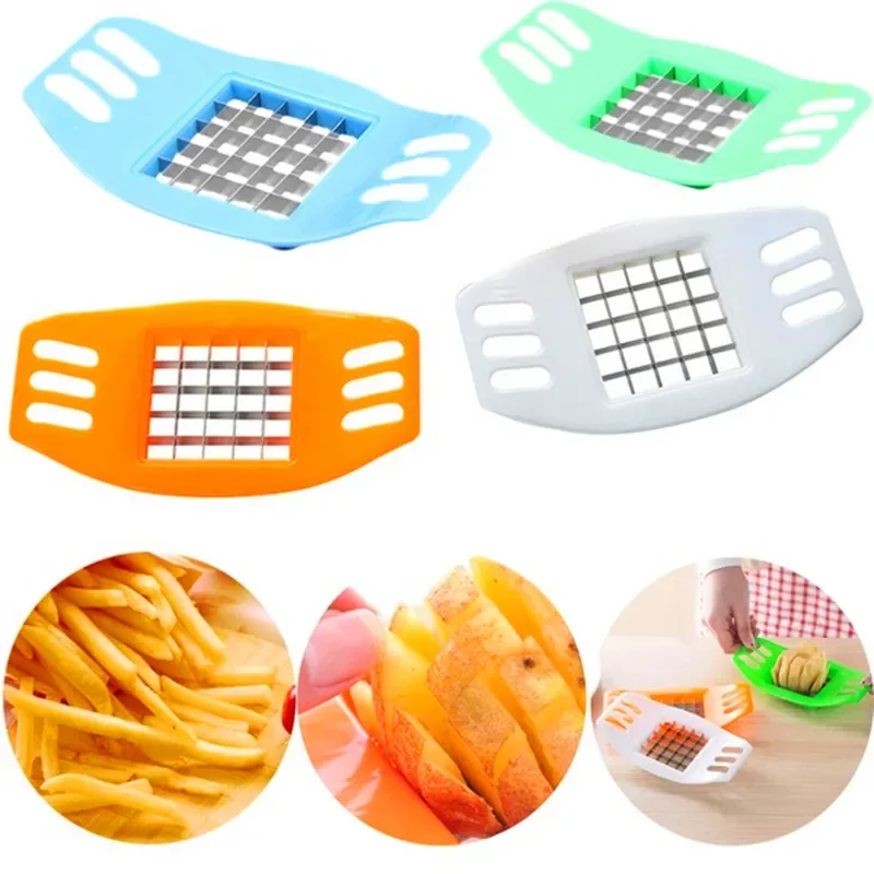 Vegetable Potato Slicer Cutter Chopper Chips Making Tool Potato Cutting Tool Gadgets Machine Cuts Kitchen Accessories