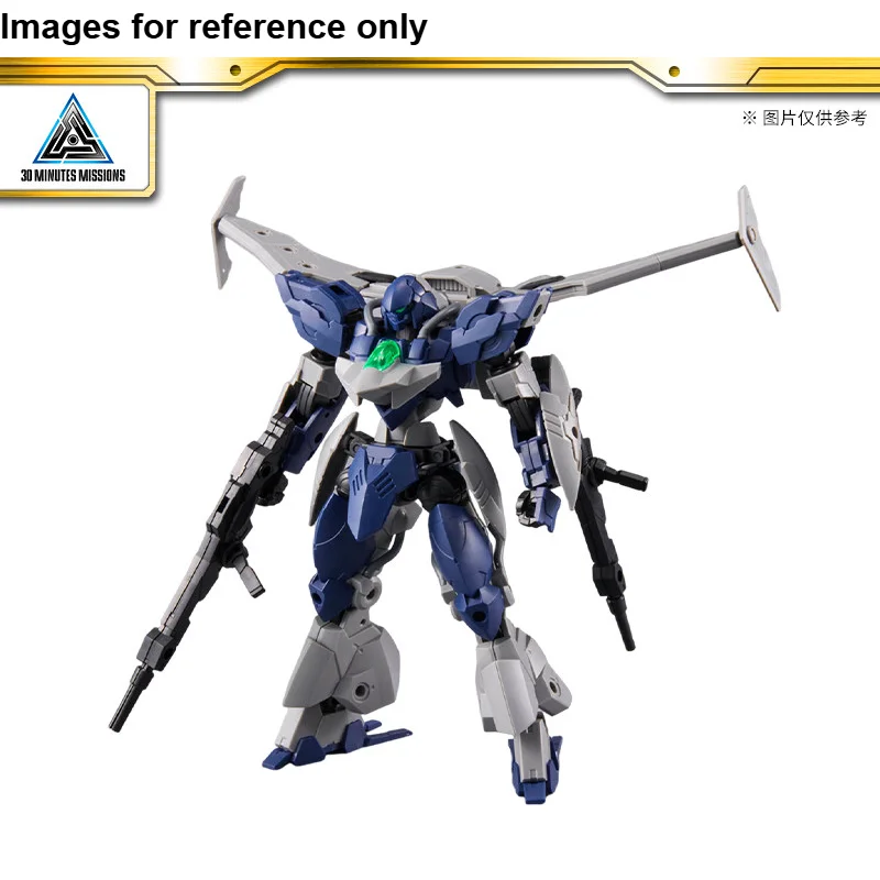 In Stock Original Bandai 30MM 1/144 bEXM-21 Verde Nova Dark Blue 30 Minutes Missions Model Kit view 2