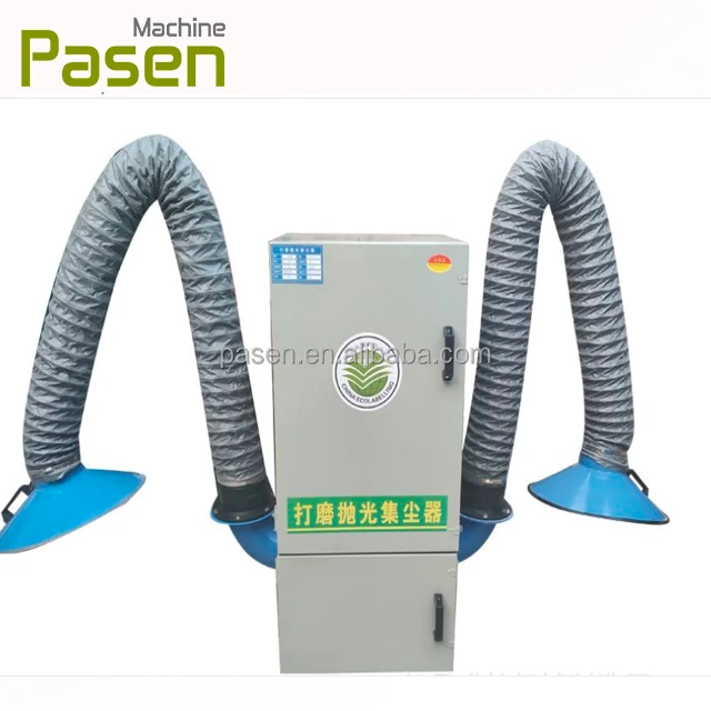 

Hot Sale air Fume Extraction System Dust Collector With Suction Double Arms with CE