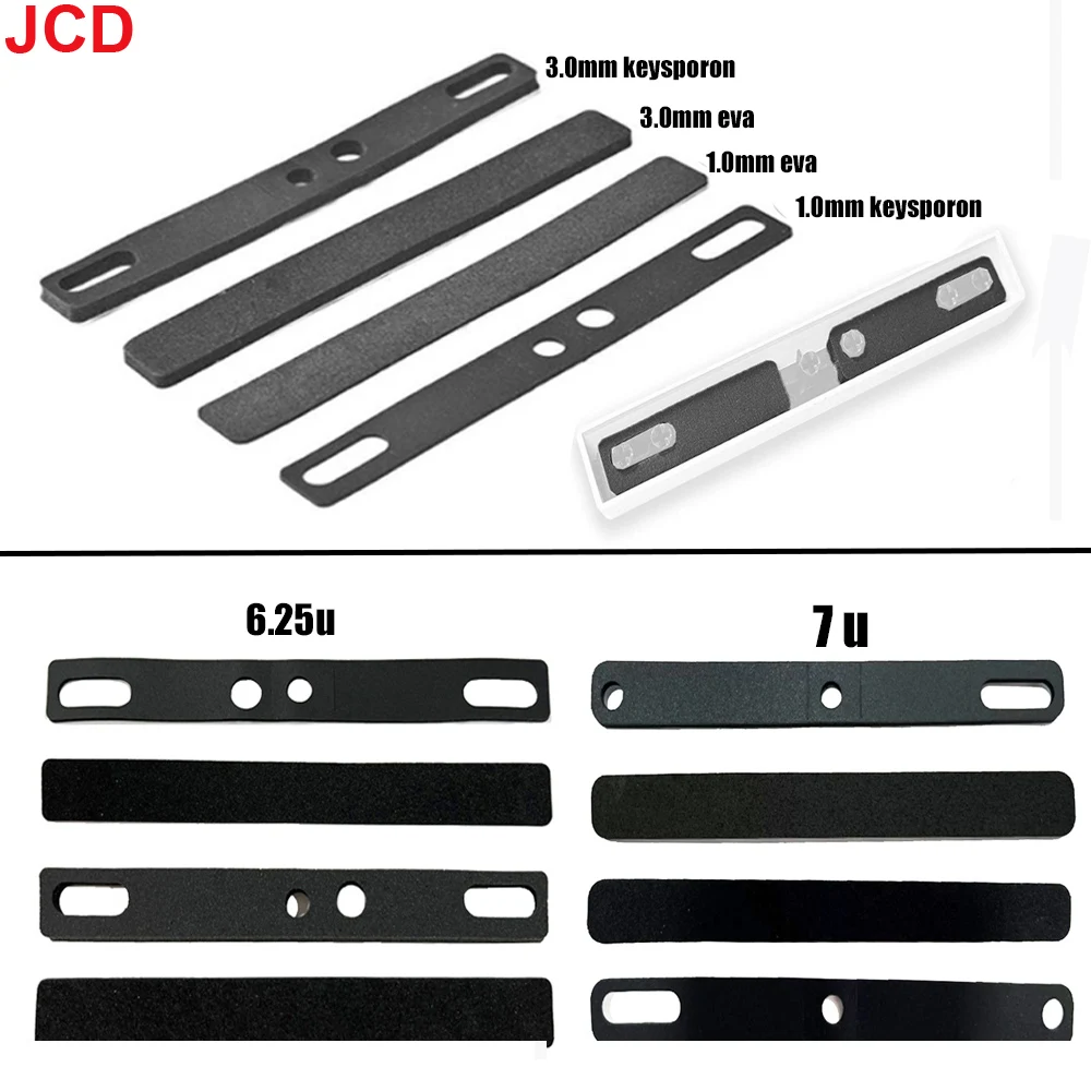 

JCD 4 шт. механическая игровая клавиатура, колпачок для клавиш, пробел, звукозагружание, пена, шумопоглощающий хлопок, 6,25 мк/7 м, пробел