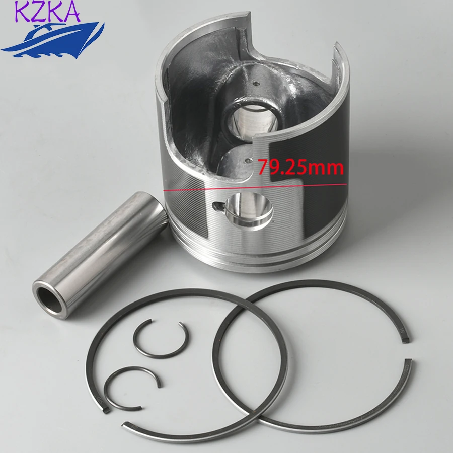 

12110-94400-025 piston and piston ring (79.25MM) pinston set for Suzuki DT40 DT40C 12140-94400-025 boat motor parts