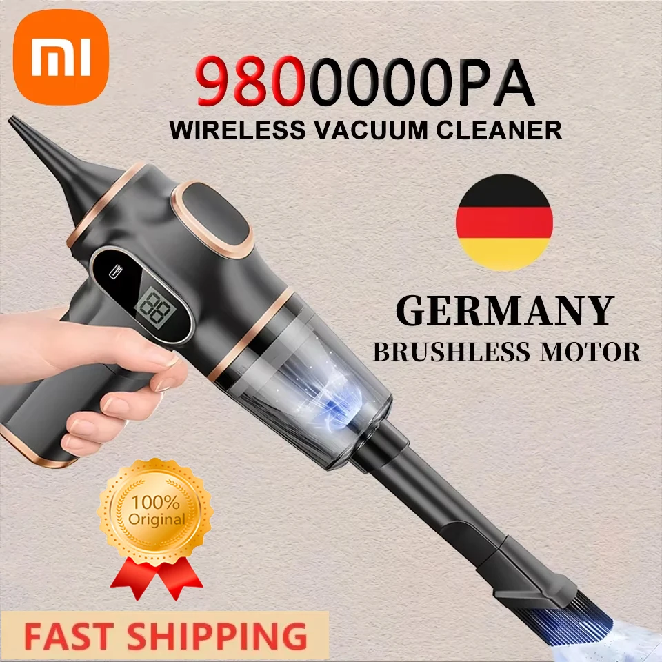 Xiaomi Car Vacuum Cleaner Handheld Vacuum Cleaner High Power Strong Suction Deep Cleaning Dry And Wet Home Car Vacuum Cleaner