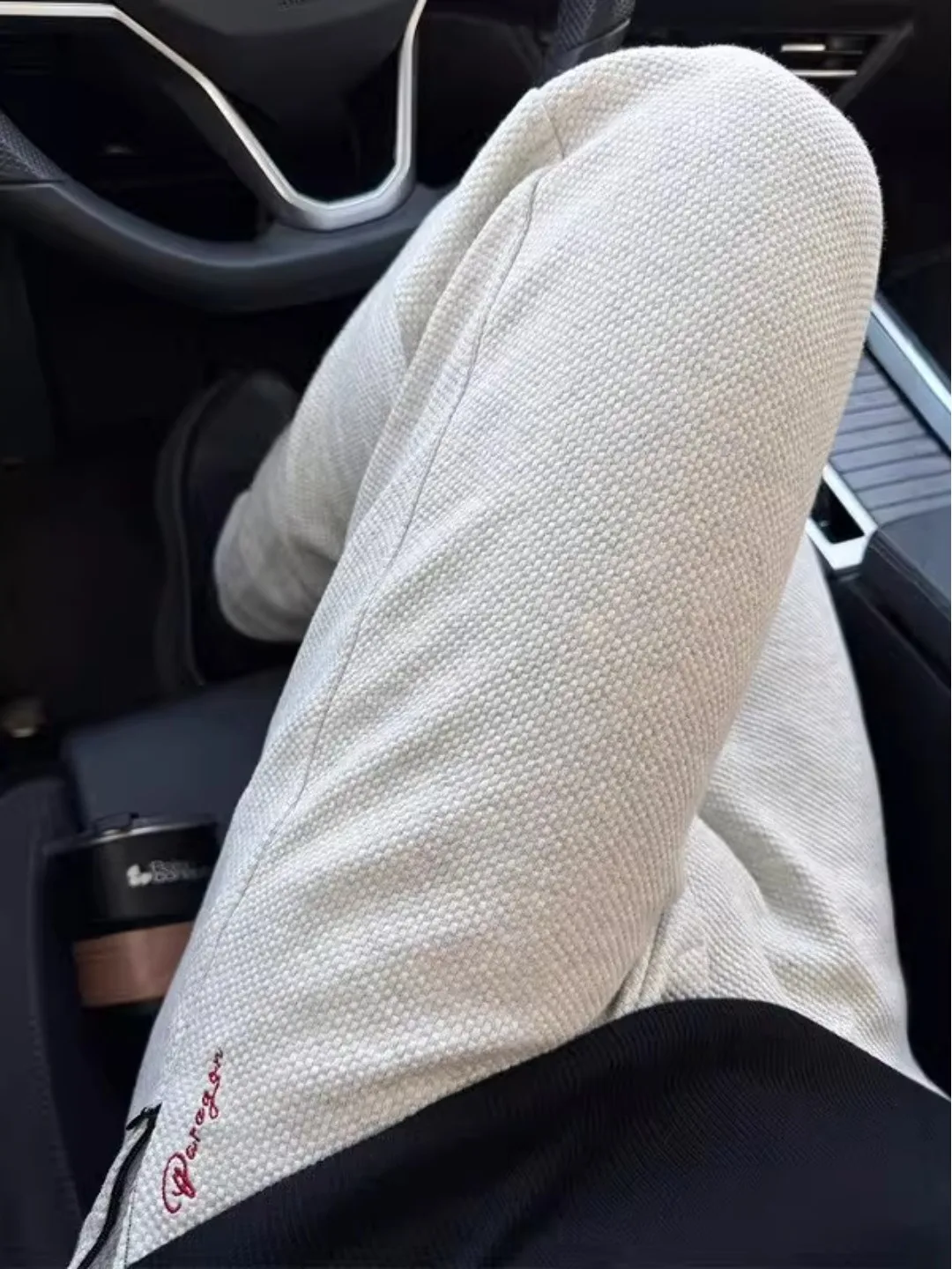 

Мужские повседневные брюки прямого кроя с вышивкой, расклешенные спортивные штаны, брюки Cleanfit Bootcut, брюки-карго Ci Walk