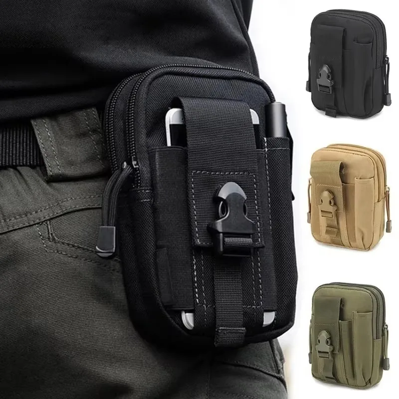 Leg Waist Packs Bag Army Camouflage Belt Bag for Men Riding Locomotive Portable Multifunctional Sports Hanging Leggings Bag