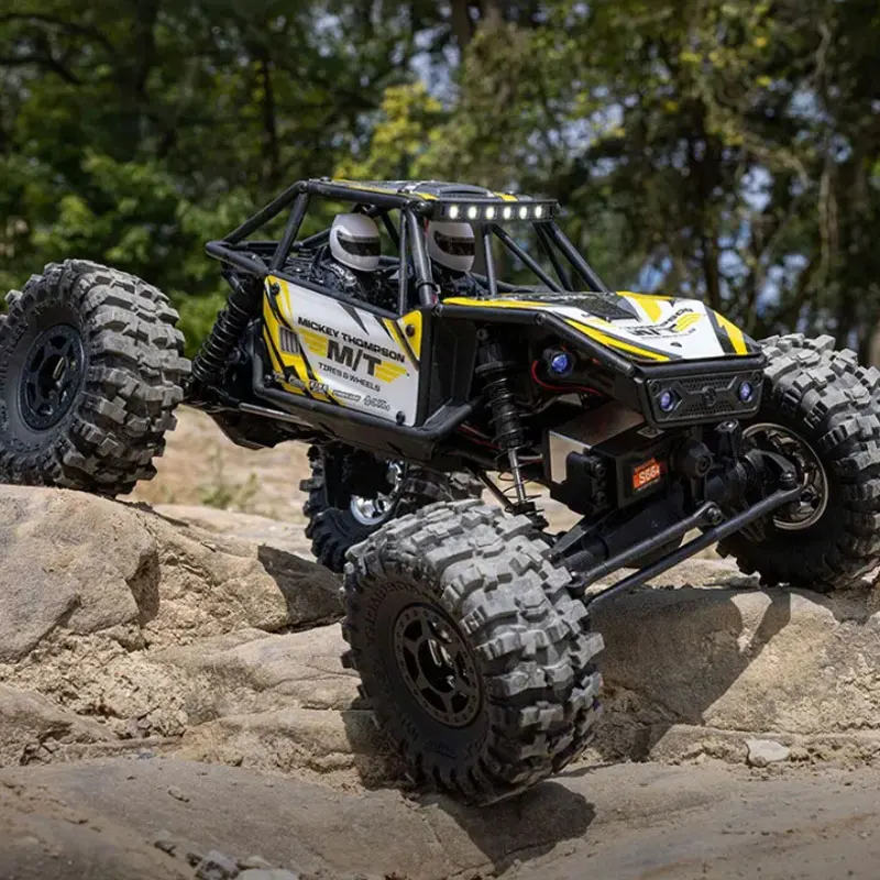 Axial 1/18 Capra Utb18 Little Goat 4ws Four Wheel Steering Remote Control Off Road Vehicle Climbing Vehicle All Terrain Tires