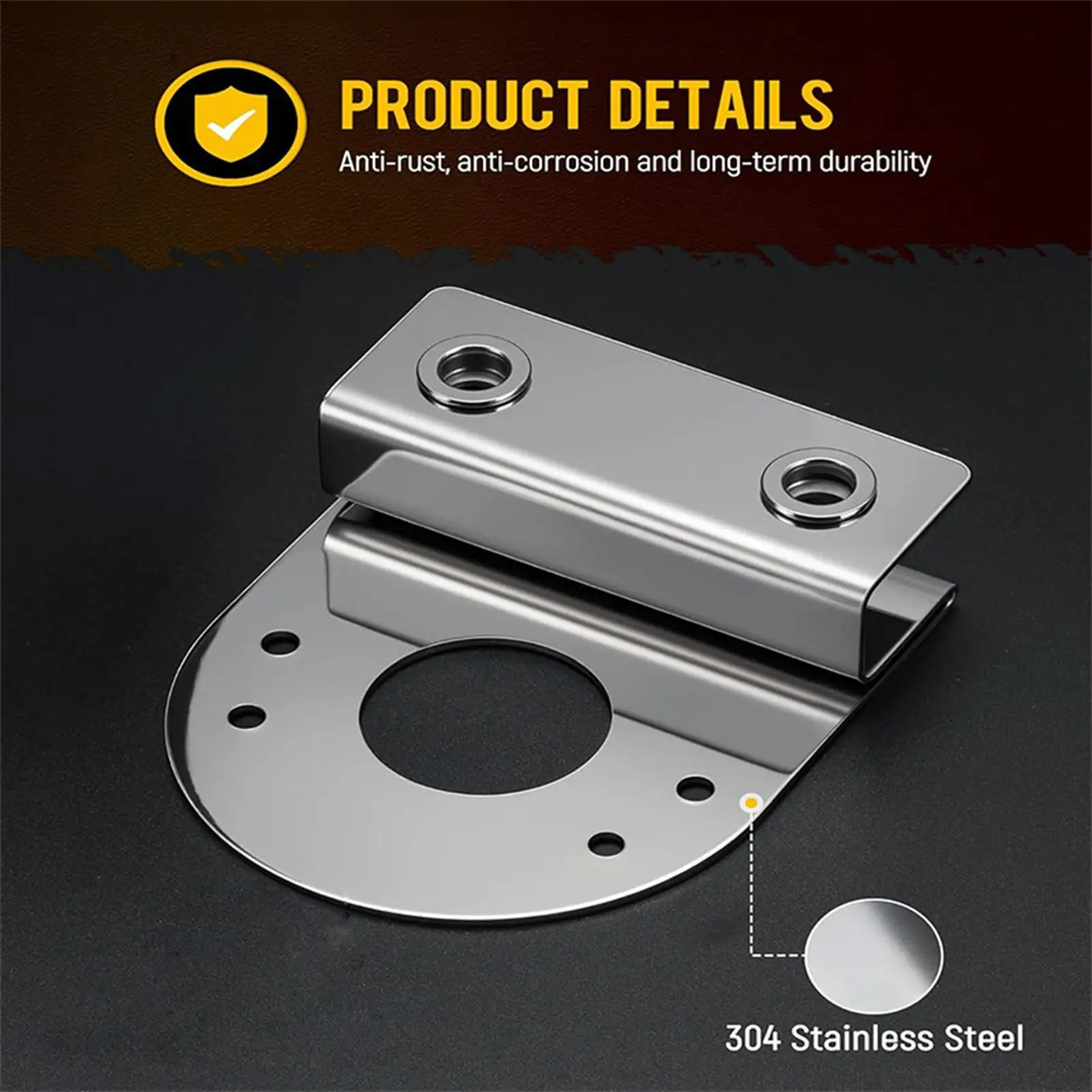 

Watermelon Lights Bracket Clamp Mount Straight Down Rack 2-Piece 90 Degree Angled Light Bracket For Truck Semi-Truck SUV