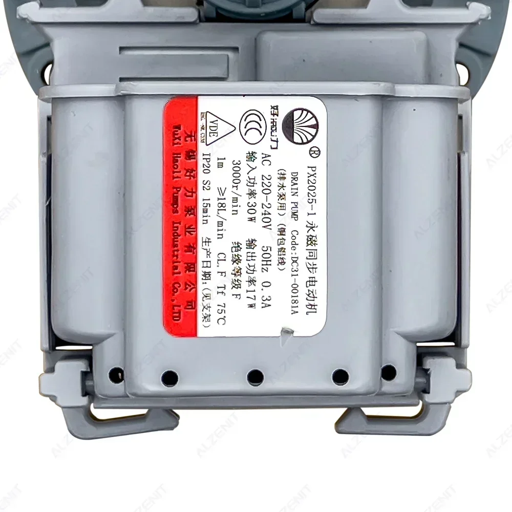 食器洗い機用排水ポンプモーター,PX2025-1, 220-240v,50hz,30w,3000r/min, DC31-00181A,新品