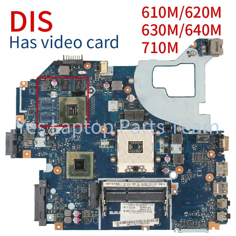 LA-7912P für acer aspire V3-571 E1-531 V3-531 laptop mainboard uma sjtnv/slj8c dis 610m/620m/630m/710m ddr3 notebook motherboard