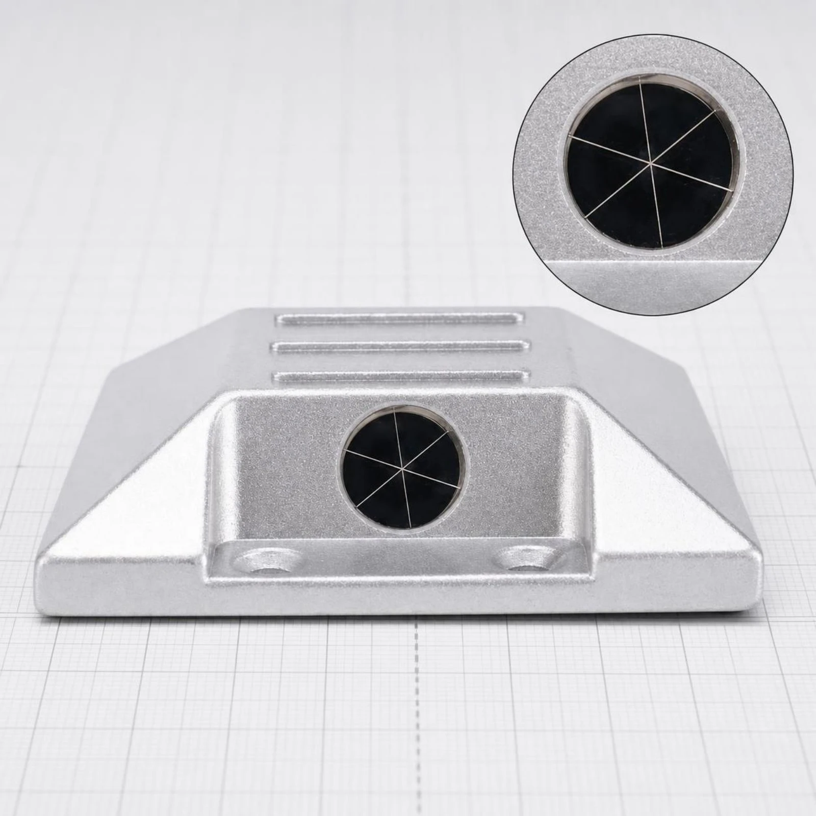 Road Monitoring Prism Slim Prisma De Monitorización De Carreteras Tunnel Monitoring Prism Square for Surveyors, Surveying