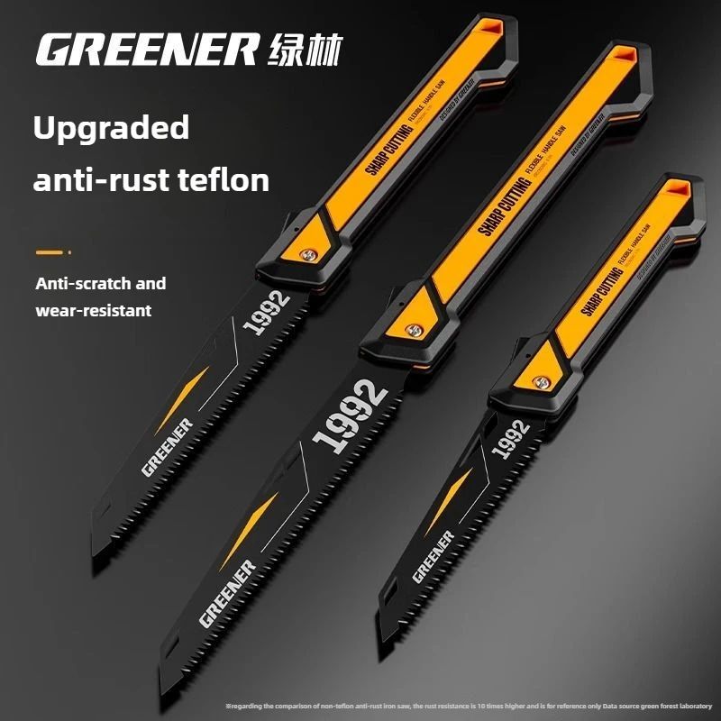 

High Quality Manganese Steel Folding Hand Saw for Household Use and Outdoor Wood Sawing Perfect for Hand - held Manual Operation