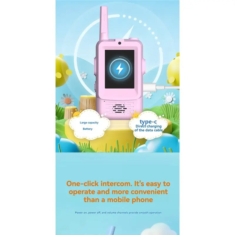 Video Walkie-Talkie For Children Video Walkie Talkies With Camera For Family Games, Outside