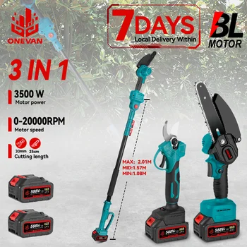Telescopic Chainsaw Pruning Tool Set 1