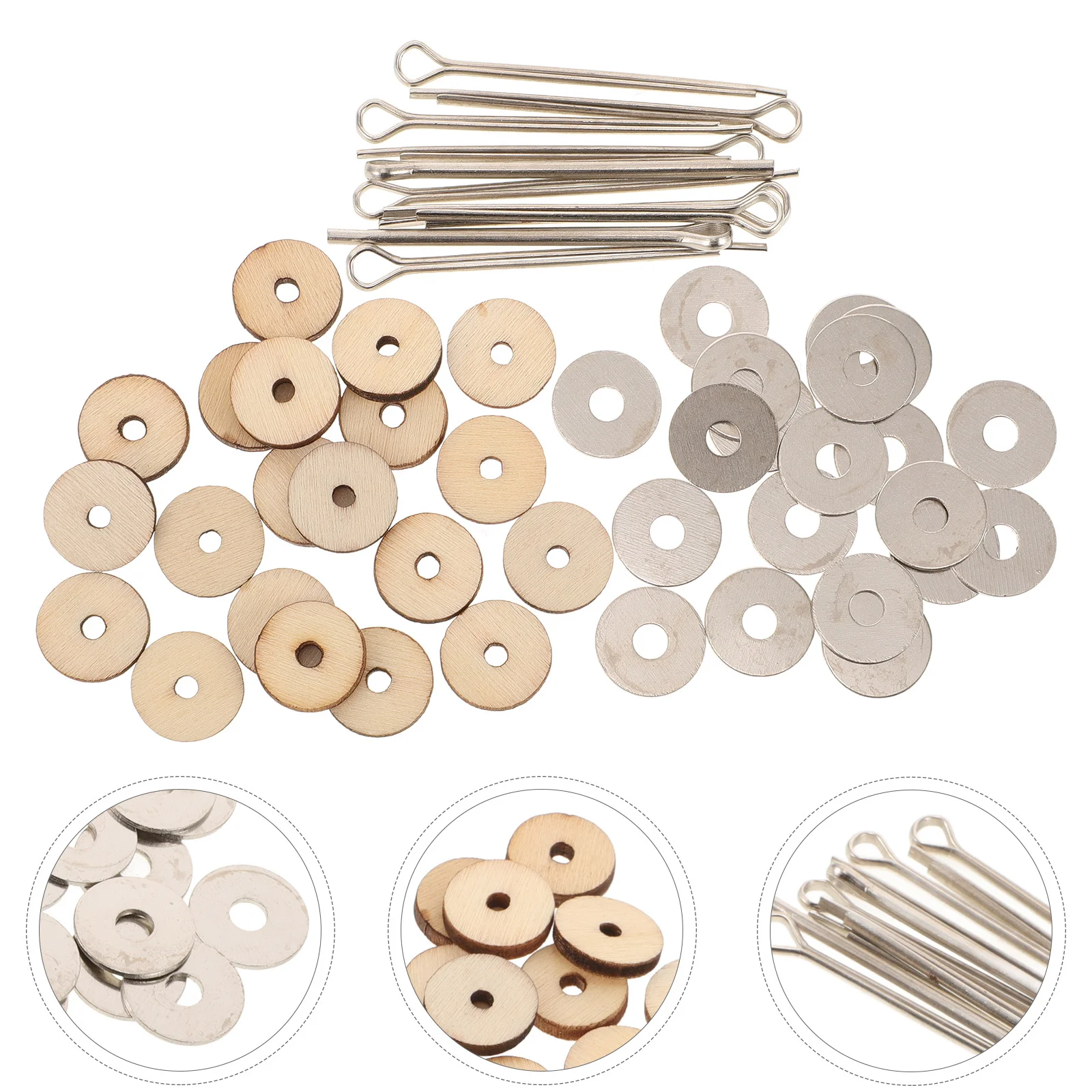 20er-Set Holzgelenke Zubehör 16 mm silberne flexible drehbare Gelenke für DIY Bärenherstellung Handwerk Haustier Handwerk Geschenk
