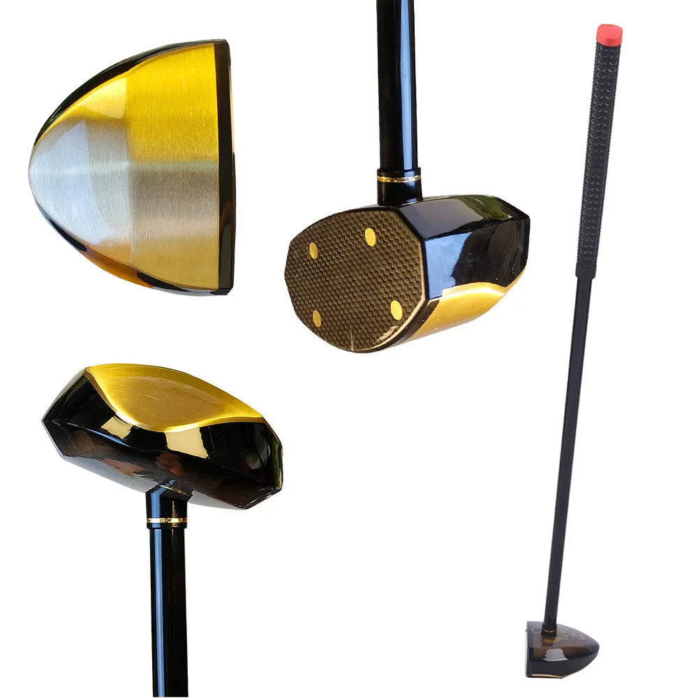 High Quality Park Golf Club With Head Cover Red And Gold Color Unisex