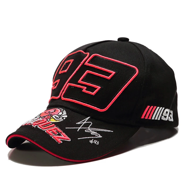 Gorra de béisbol con visera para hombre y mujer, gorro con estampado de Moto GP, carreras de coches, Snapback, motocicleta, H092