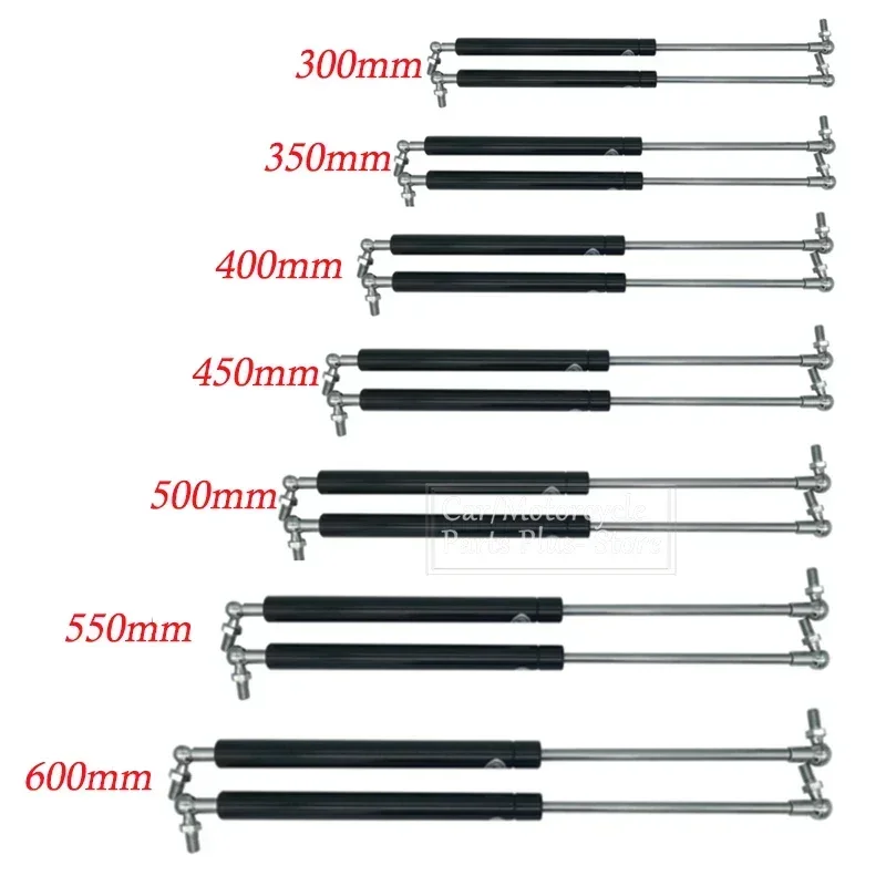 2 adet 800N araba Struts ön kaput kaput arka bagaj bagaj kapağı bagaj şok kaldırma destek çubuğu gaz bahar otobüs RV 30/35/40/45/50/55/60cm