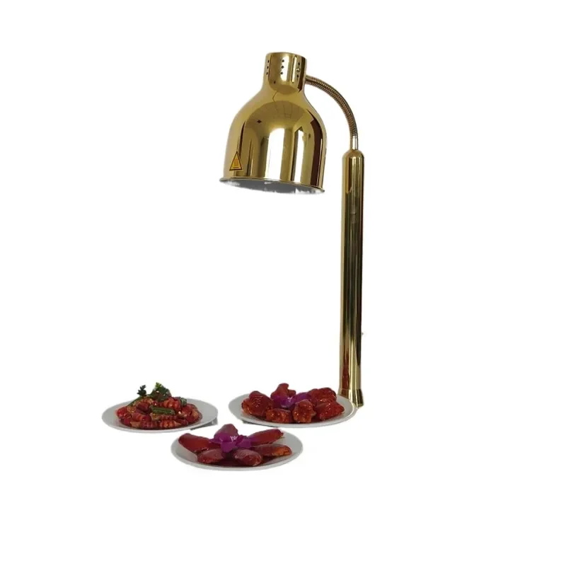 for Stainless Steel Marble Electric Freestanding Food Insulation Lamp with Gold and Silver Finishes