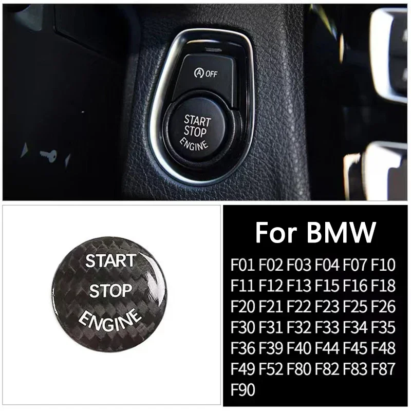 One-Click Start Decoration Stickers Start Up Engine Button Decal For BMW F30 F10 F20 F15 F21 F32 F36 G30 F02 F11 F15 F13 F30 F31